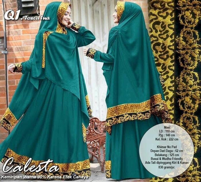 Bayar di Tempat 119874 GAMIS PESTA INDIA CALESTA TOSCA TUA
