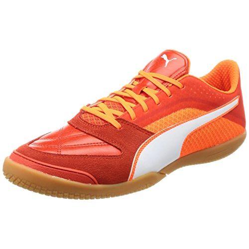 Puma Sepatu Futsal Invicto II 104271 Tomat Ceri/Puma Putih/Shocking Oranye 25 Cm