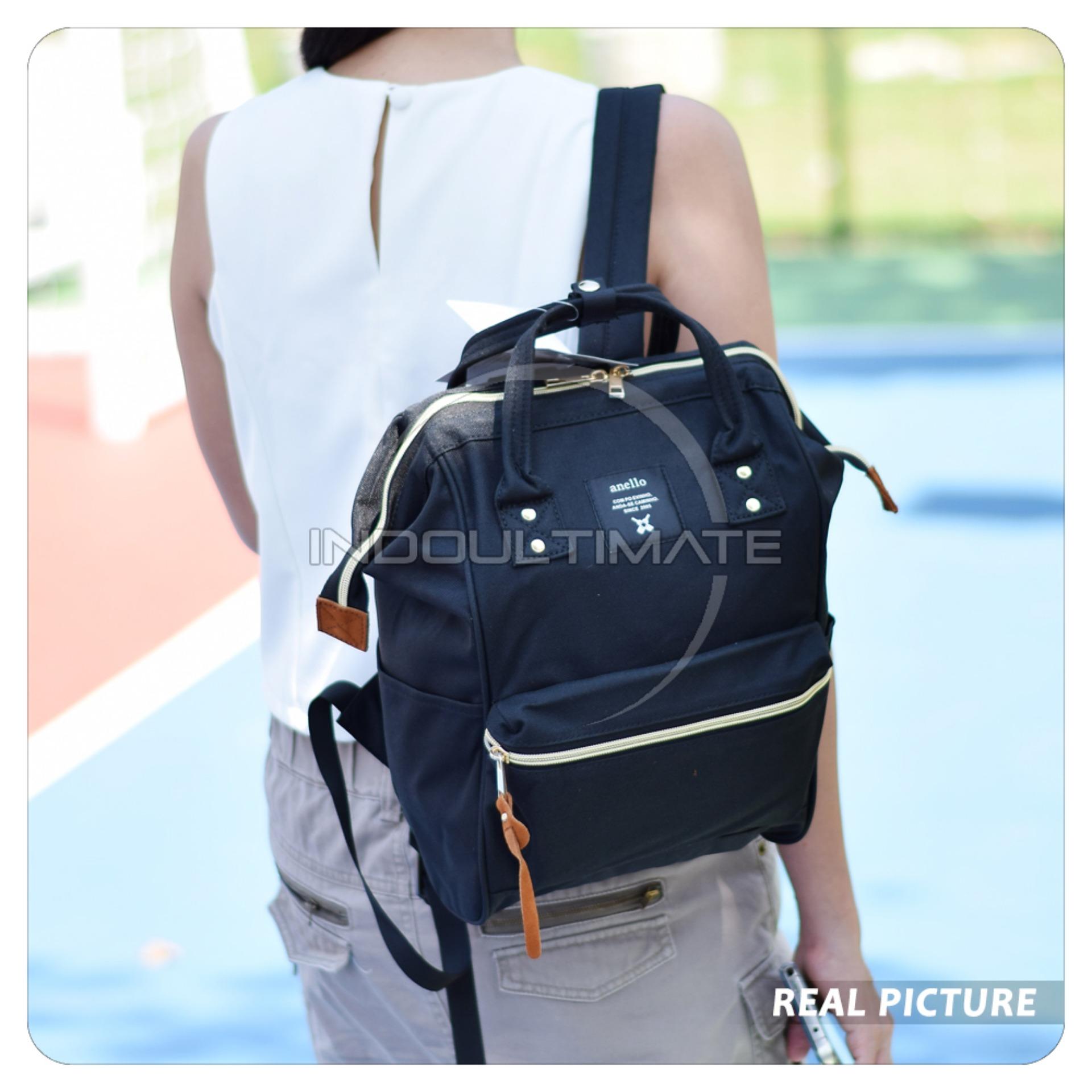 Ultimate Tas Ransel Wanita FS-90546 - Black / Tas 2in1 Cewek Backpack Korea Import Batam Murah Branded Cantik