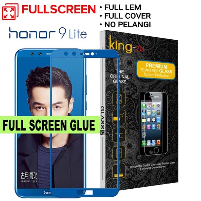 For 5D King Zu Anti Gores Kaca HUAWEI HONOR 9 LITE Full Body Glue Tempered Glass