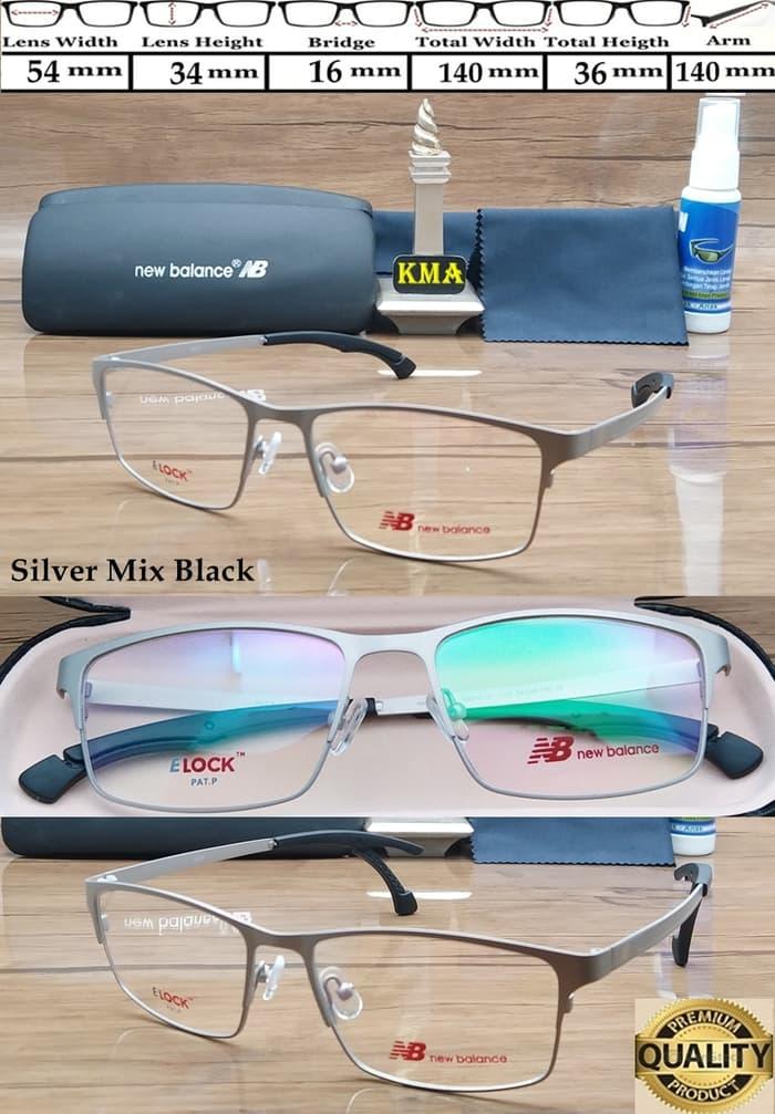 Hot Item!! Frame Kacamata Minus New Balance Elock Metal Pat.P Frame Sport Premium - ready stock