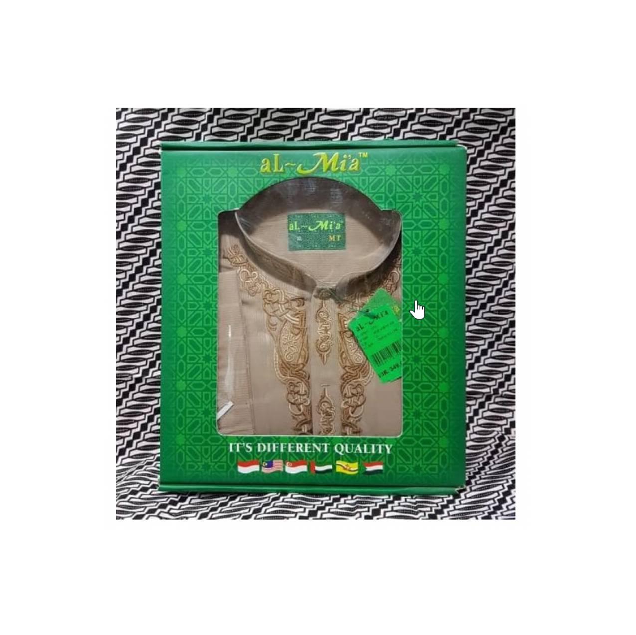 Baju Koko Almia MT T.Panjang ukuran S M L XL Al Mia