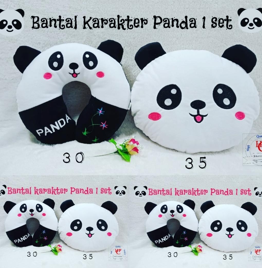 Bantal Panda 1 paket bagus super lembut