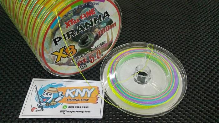 HOT SPESIAL!!! Senar Benang Pancing PE Xtraone Piranha X8 PE5 warna warni - nJed1y
