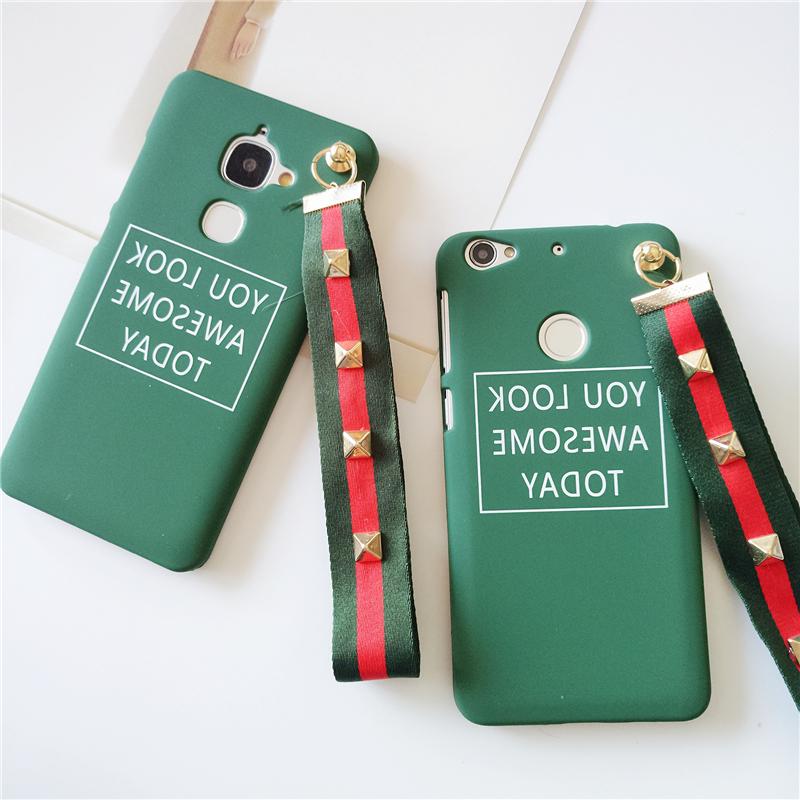Musik Sebagai Casing HP Hijau Gelap Sederhana Tali Bahasa Inggris Hardcase X500