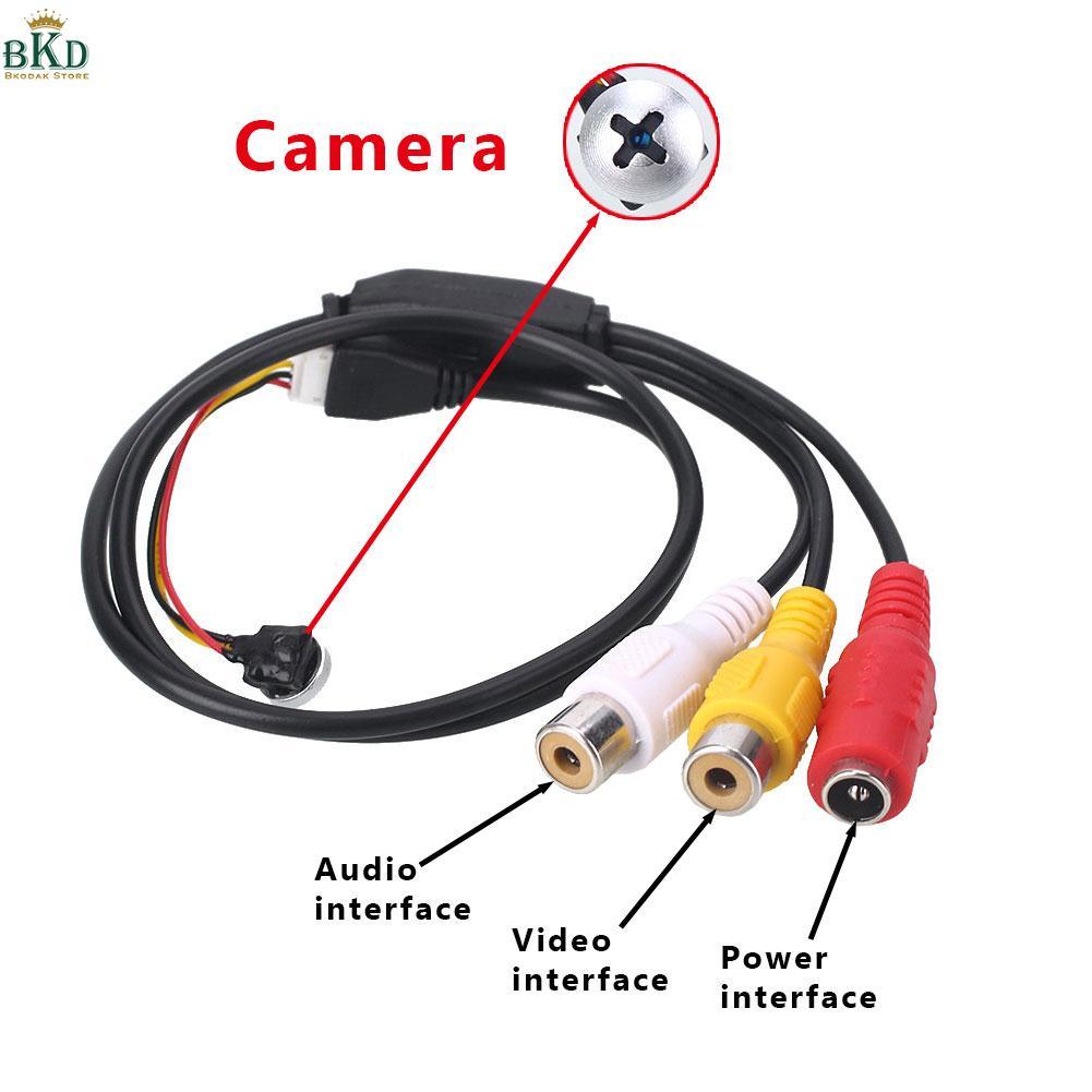Bkodak Toko 1000TVL Logam 720 P HD Mini Kamera Keamanan Cam Ringan