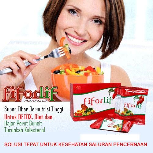 Fiforlif Asli Herbal Alami Diet Detox Pelangsing Perut libas buncit