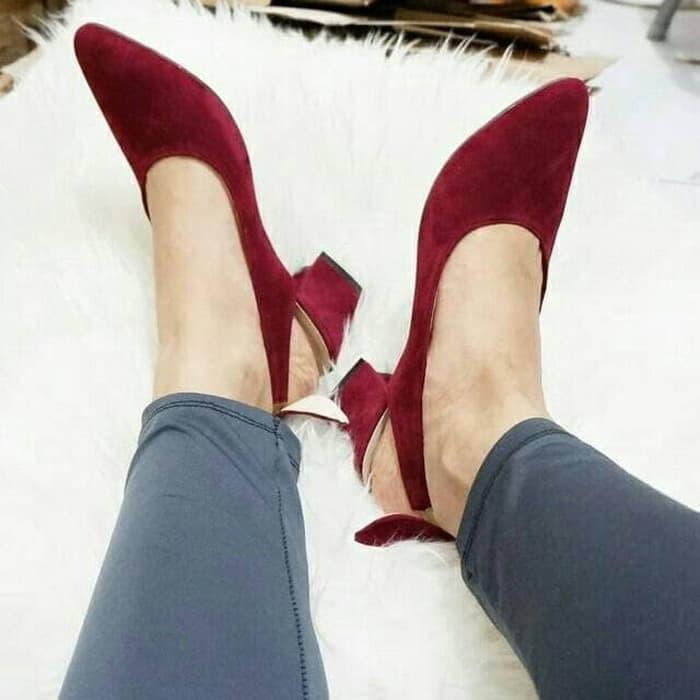 BRYANS SHOES - PROMO MURAH FLASH SALE SENDAL WANITA BIG HEELS HAK TAHU R09 PITA BELAKANG