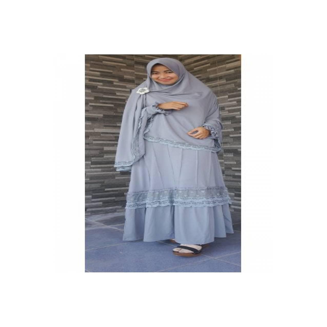 Gamis Syar'i Jersey Rnda Fril Iwakuni GI9354
