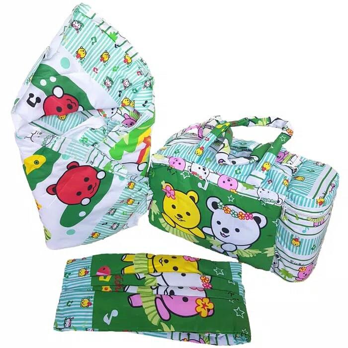 Diskon Tas Gendongan Samping Selimut Bayi Set 3 in 1 Chekiddo