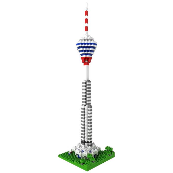 BEST SELLER!!! LOZ 9368 Architecture Nano Block Nanoblock Kuala Lumpur Tower - yRarGX