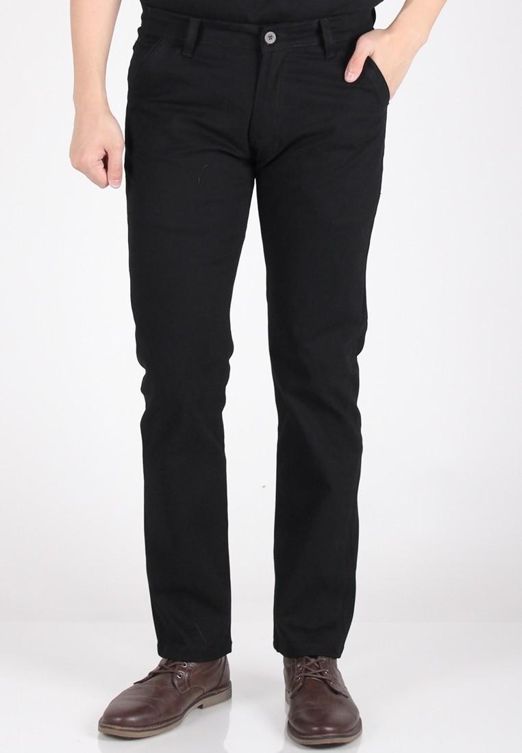 TKB Celana Chino Pria Ultimate Slimfit - HITAM