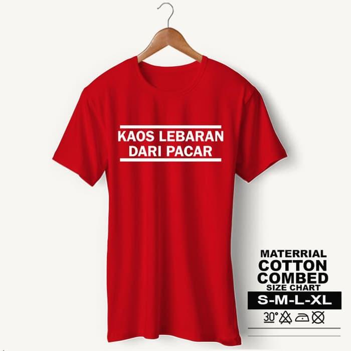 PROMO TERLARIS - Baju Pria Kaos Muslim PS-LSMSZN421 KAOS LEBARAN DARI PACAR 3