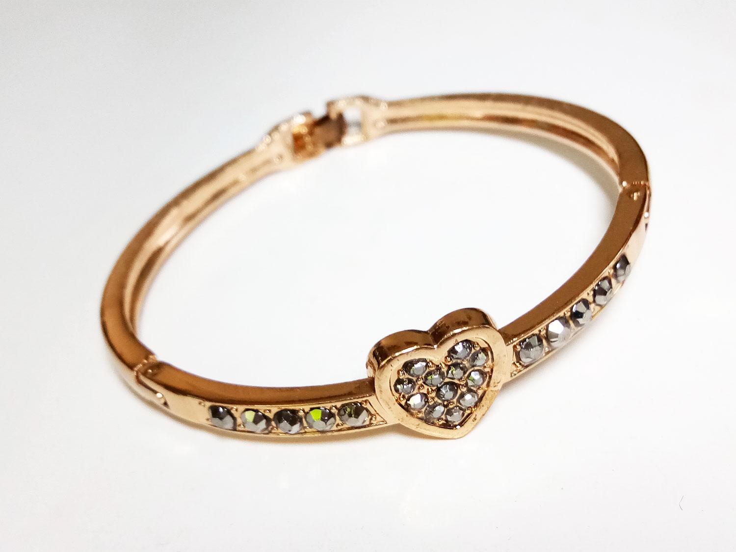 VeE Gelang Wanita Lapis Emas 18K Kristal Swarovski GW31