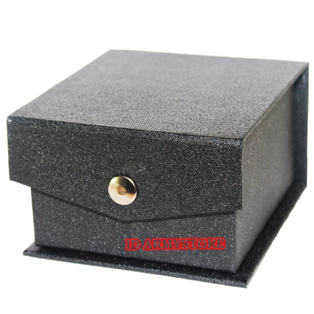BOX Jam Tangan - Hitam Kancing BOX 2000-02