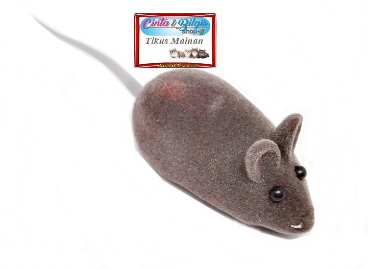 Mainan Kucing Tikus Tikusan Kecil Berbunyi - ABU ABU