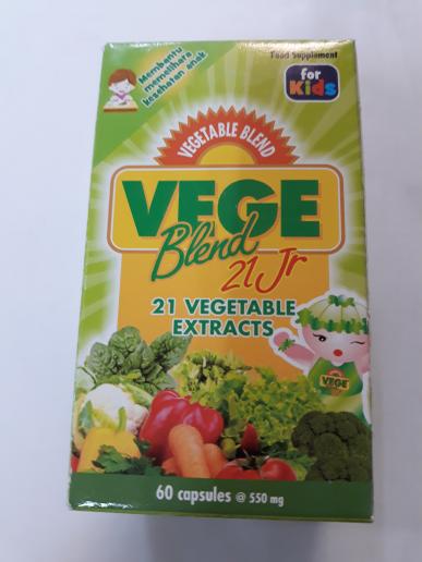 Harga Hemat! Vegeblend 21 Junior Isi 60 Capsul