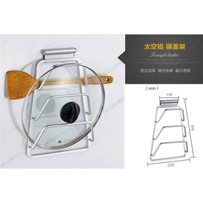 HARGA DISKON!!! RD-AD-035 Rak Dapur Tutup Panci Alumunium - vL1cgw