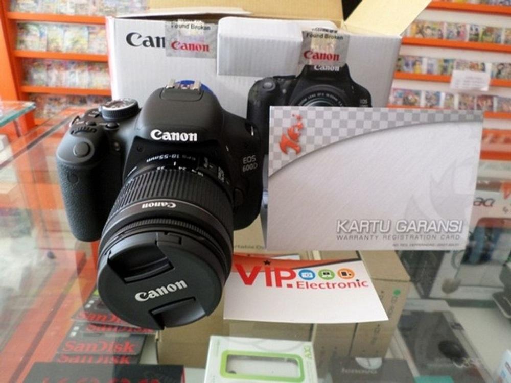 Canon EOS 600D Tubuh 18 Megapixels DSLR Fullset