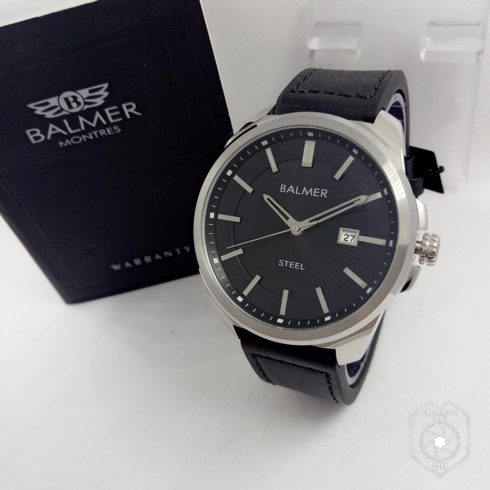 Balmer BL7958OS - Jam Tangan Kasual Pria - Leather Strap - Analog Mode