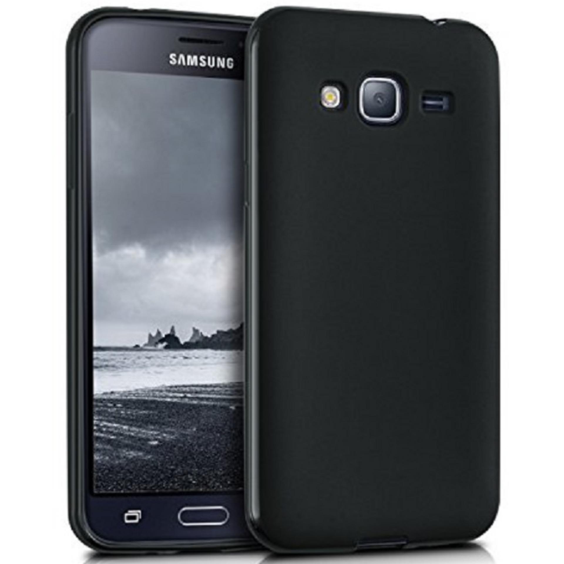 DarkNight for Samsung Galaxy J3 (Lama/Pertama) / J300 / J310 / J320 / 4G LTE / Duos| Slim Case Black Matte Softcase Premium (Anti Minyak/Anti Sidik Jari) - Hitam Doff