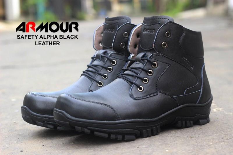 Sepatu Boots PRIA Caterpillar Kulit Pria Terbaru Safety SEPATU SEFTY BISA BAYAR DI TEMPAT SEPATU TOURING MOTOR SEPATU LAPANGAN WARNA HITAM UKURAN 38 39 40 41 42 43 44