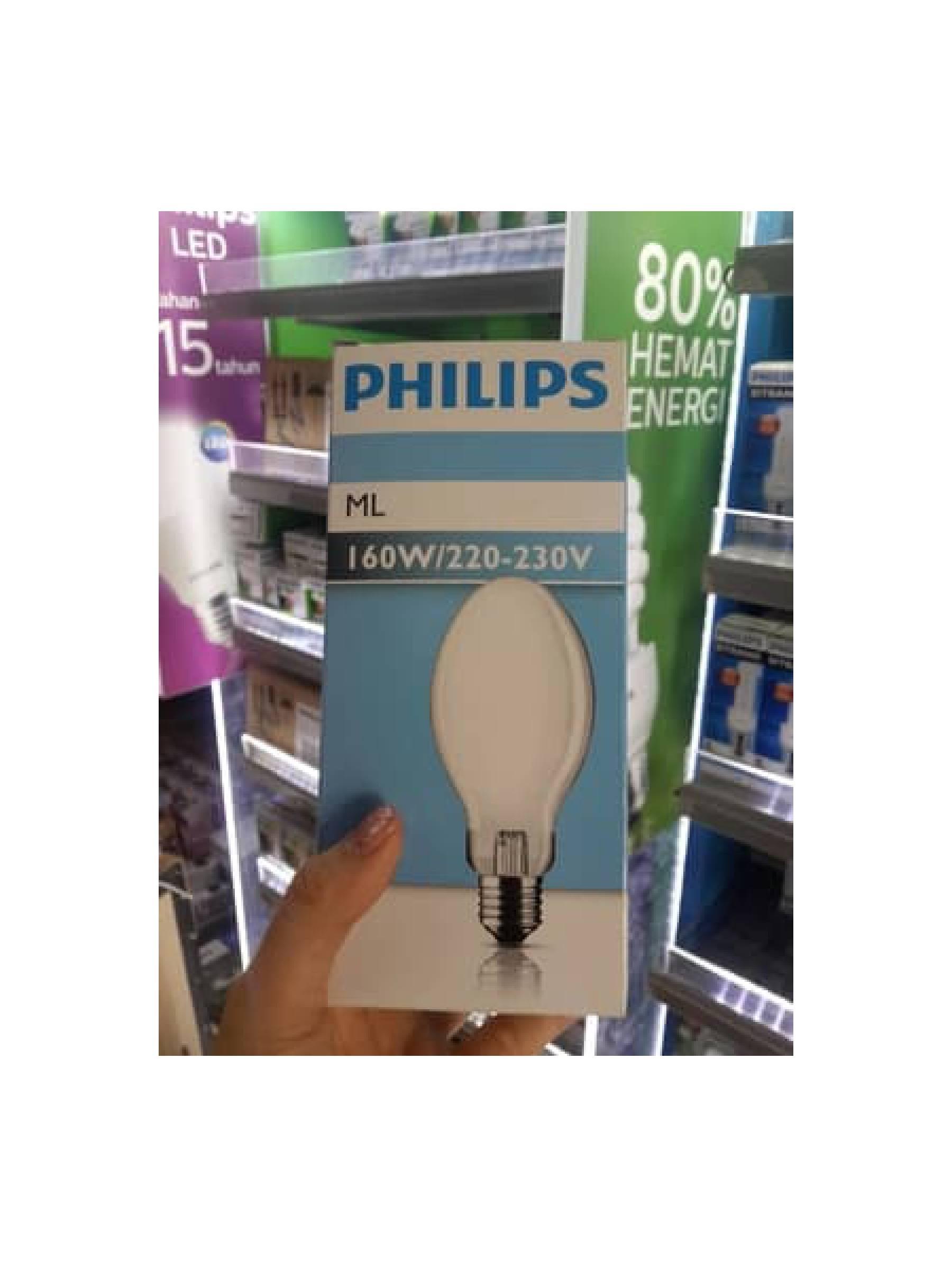 Lampu ML Philips/ Mercury Lamp Philips 160 Watt