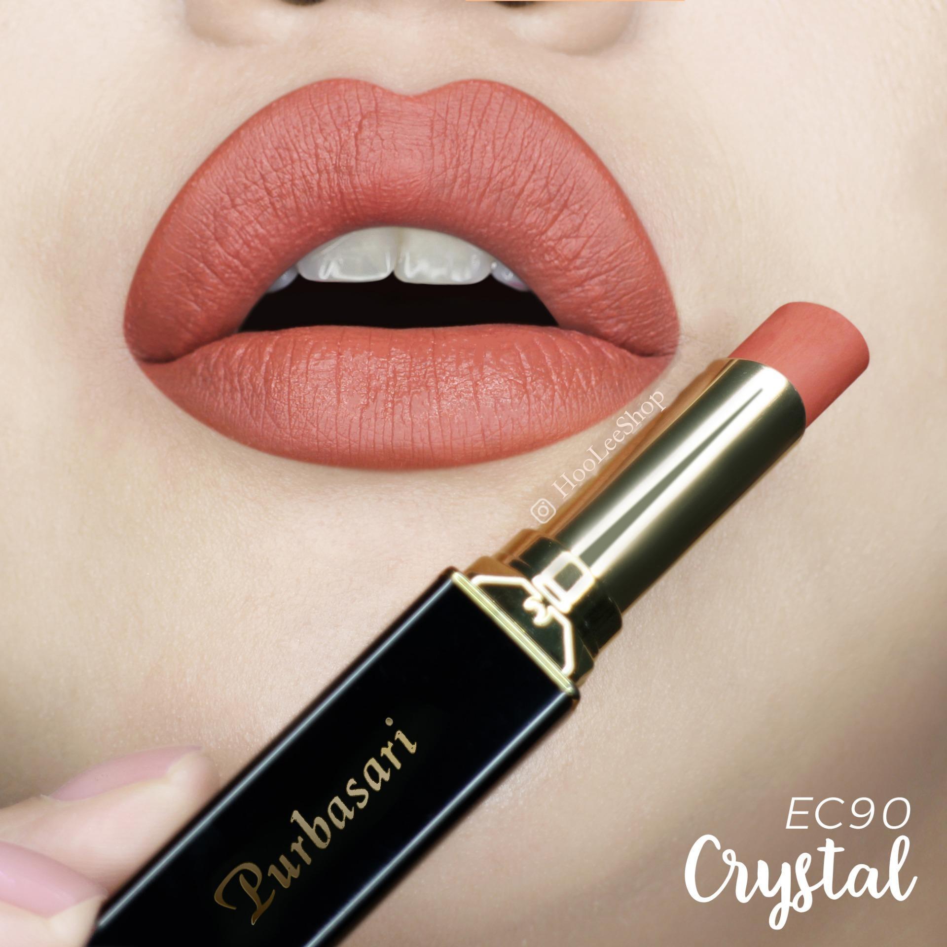 Purbasari Lipstick Collor Matte 90 Natural CRYSTAL