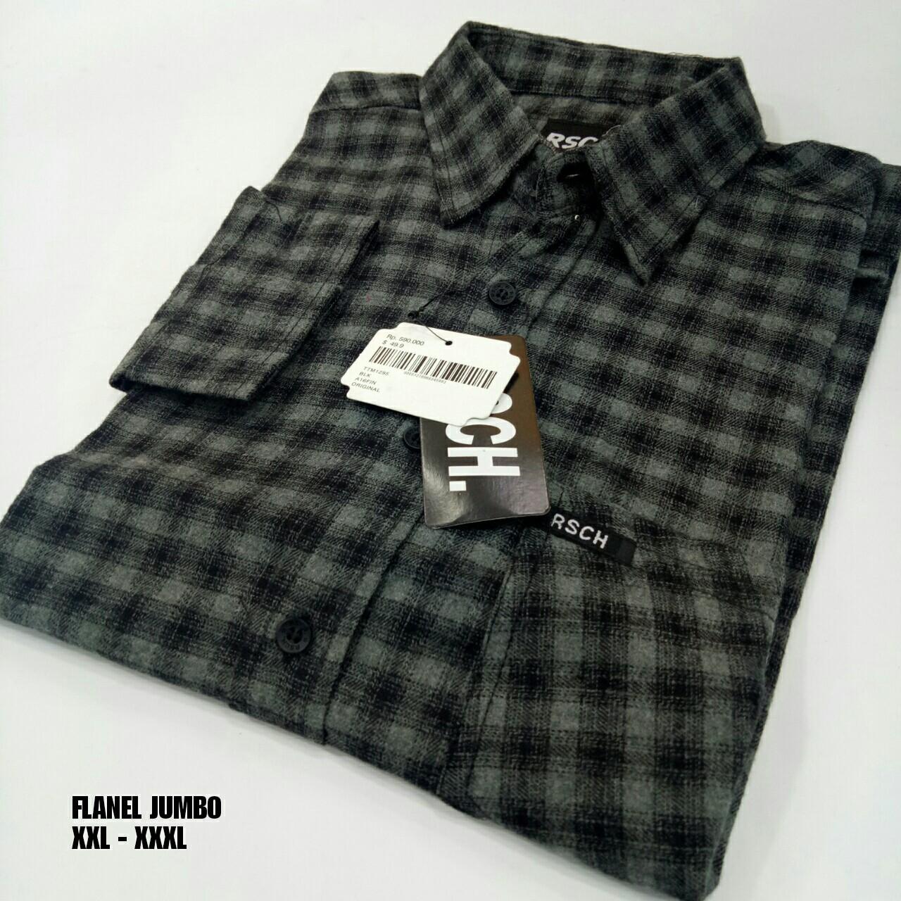 Kemeja Flanel Pria Big Size/ XXL/XXXL
