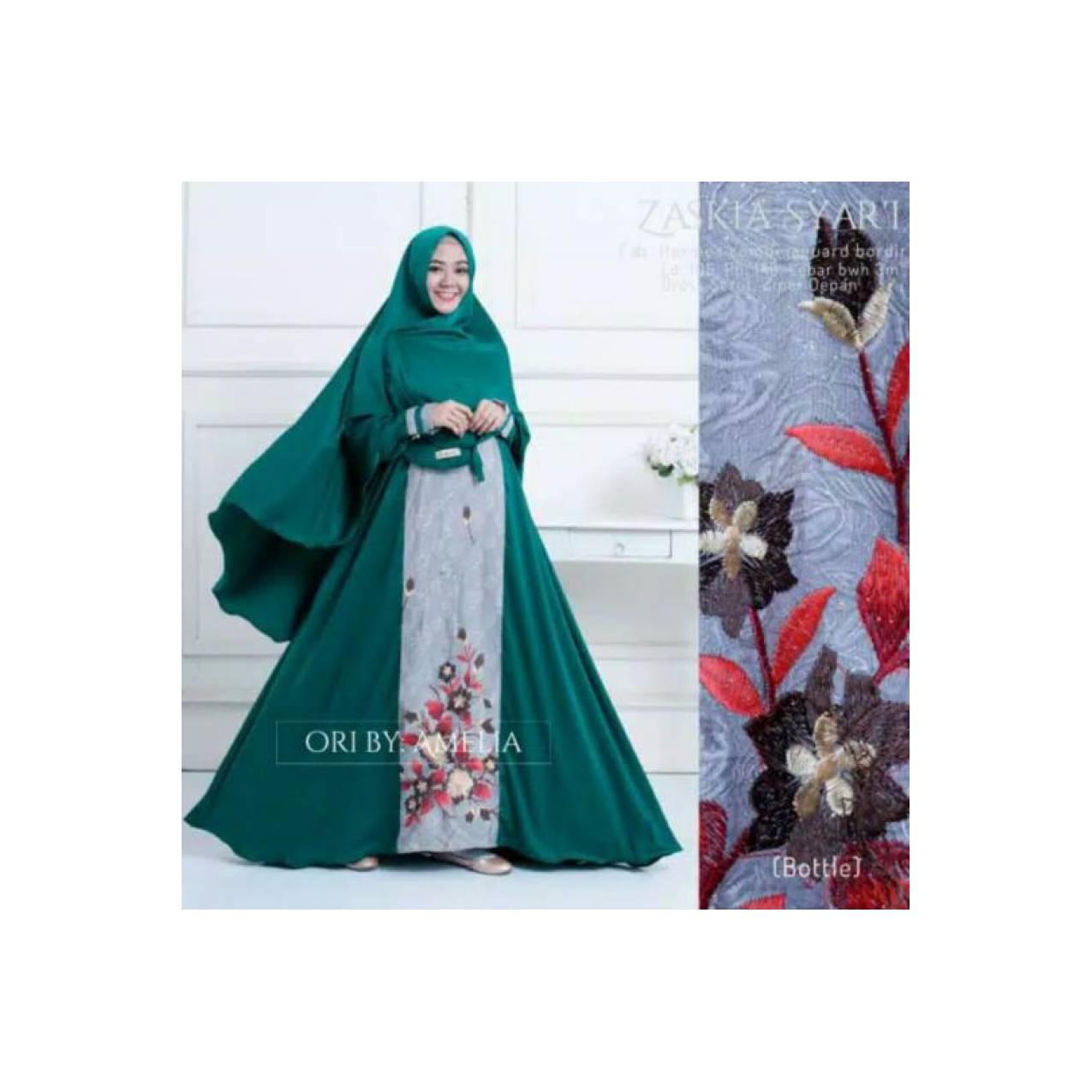 Gamis Zaskia Syari Ori Amelia/ Harga Terjangkau/ Kekinian