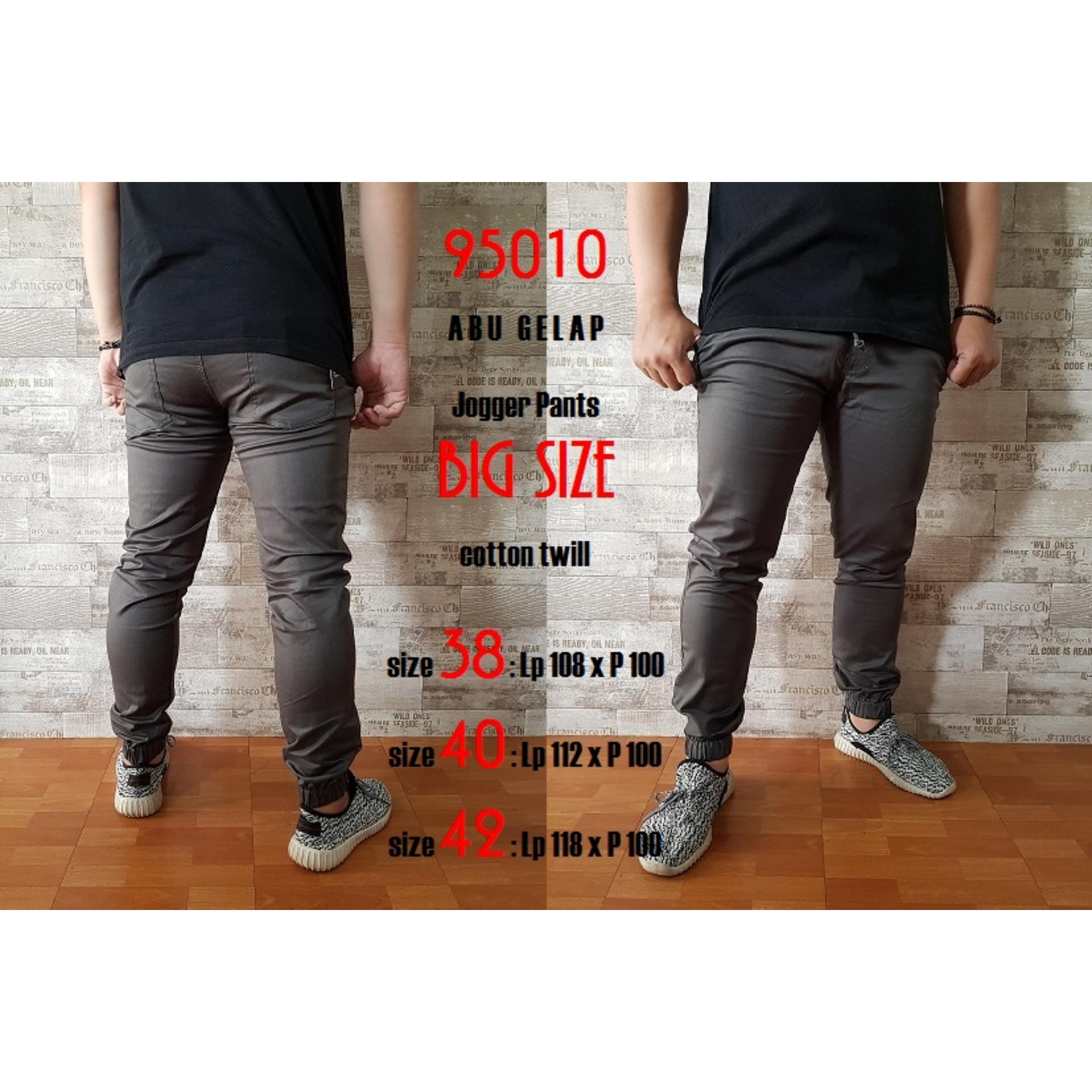 Celana panjang polos joger big size/anugrahcoll