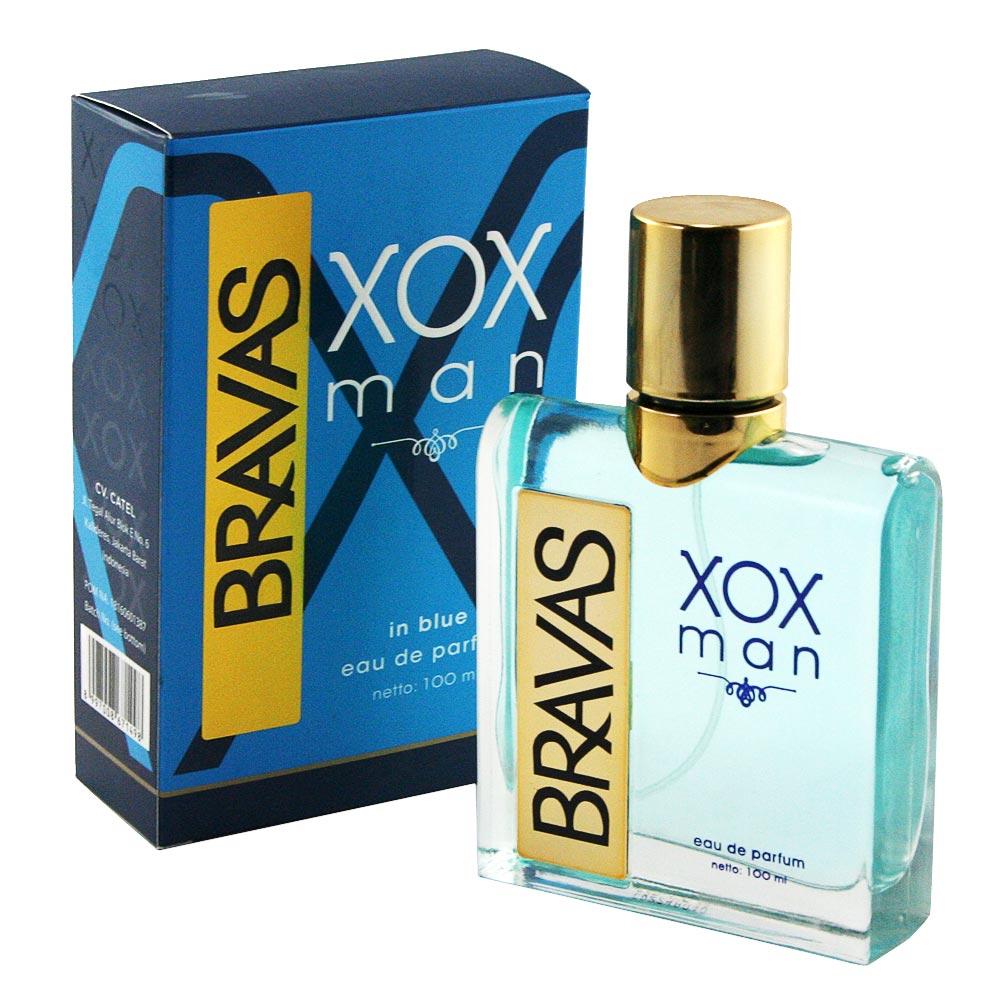 BRAVAS Original Blue Parfume Eau De Parfum XX-CT-671498 XOX Man 100 ml Perfume Cologne - Biru EDP
