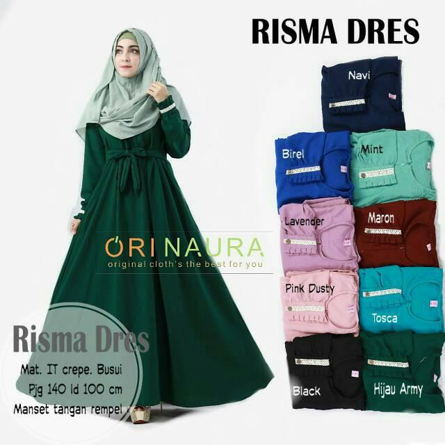 (TERBARU) Risma dress Ori By Naura (varian lain)