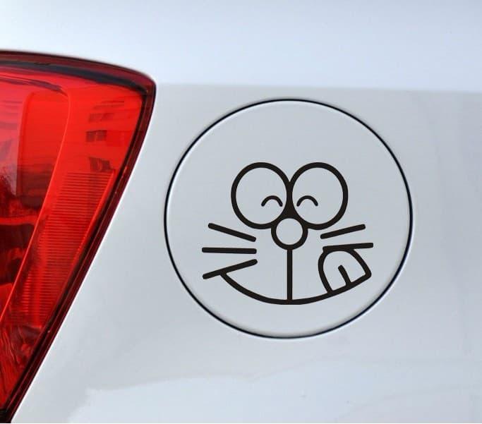 Promo Gajian Stiker Doraemon Tutup Tangki Bensin Solar BBM Cap Fuel Decal Sticker