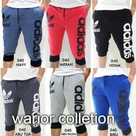 Celana Joger Jogger Pant Pendek Training Olahraga Pria Cowok warior collection