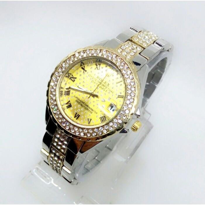 Jam Tangan ROLEX Romawi Tanggal + Kaca Pembesar /YA RLX#002