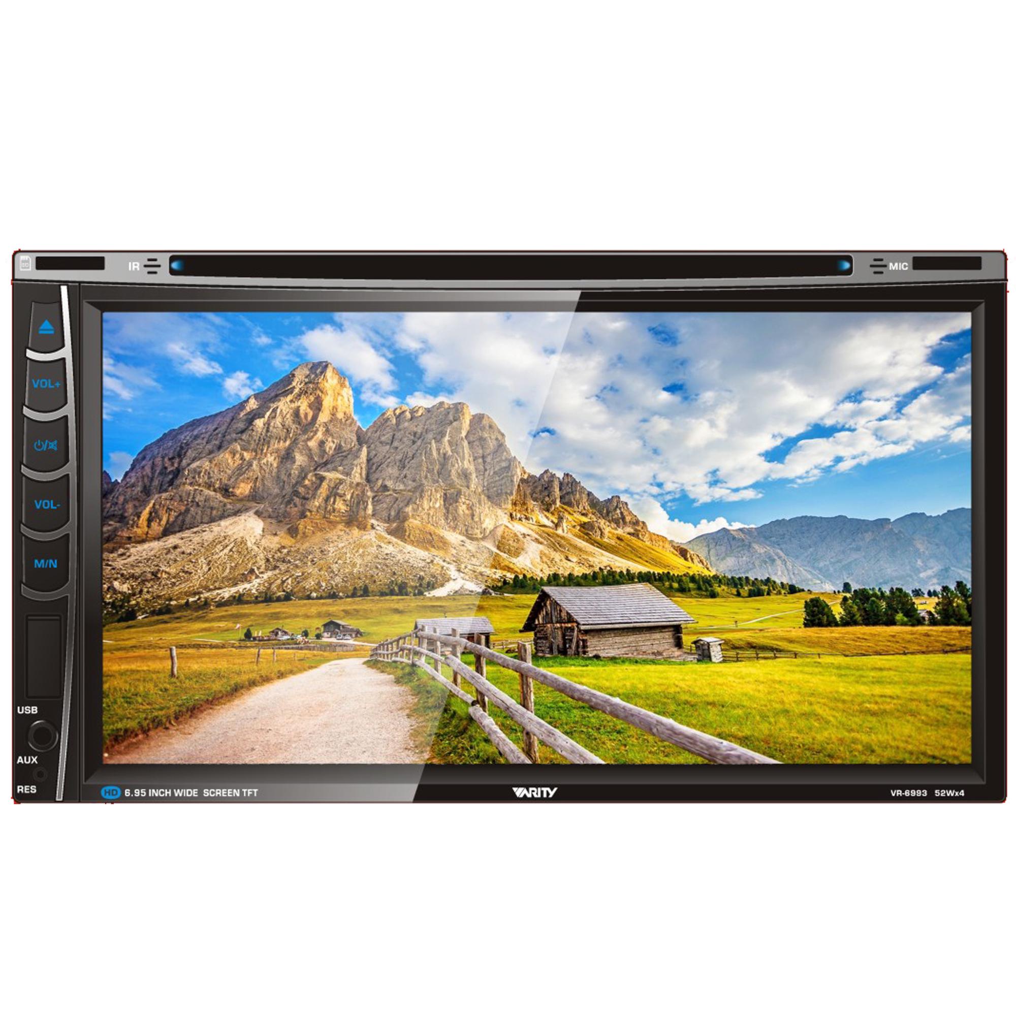 Harga Jual Tv Double Din Terbaik Varity VR 6993M Autolink integrasi smartphone dan Head Unit Double Din 6 95 inch Double Din Dvd Tv Monitor Touch Screen