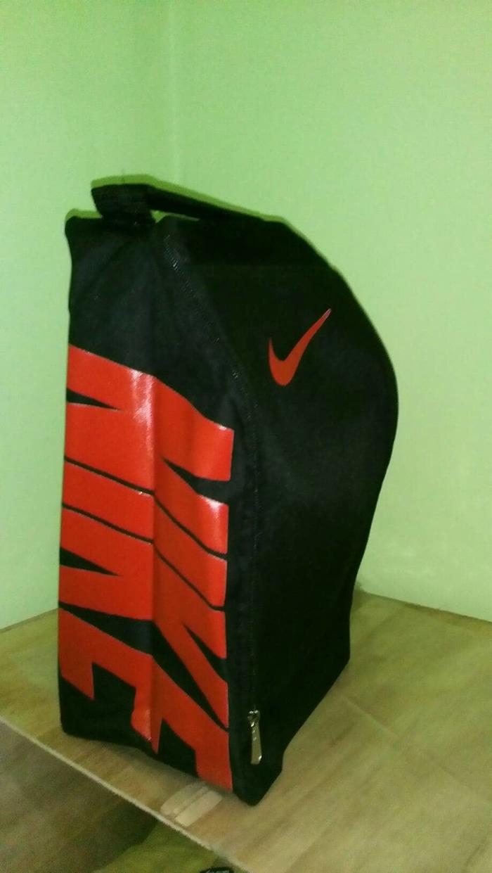 Harga Spesial!! Tas Sepatu Futsal Nike Hitam Sablon Merah - ready stock