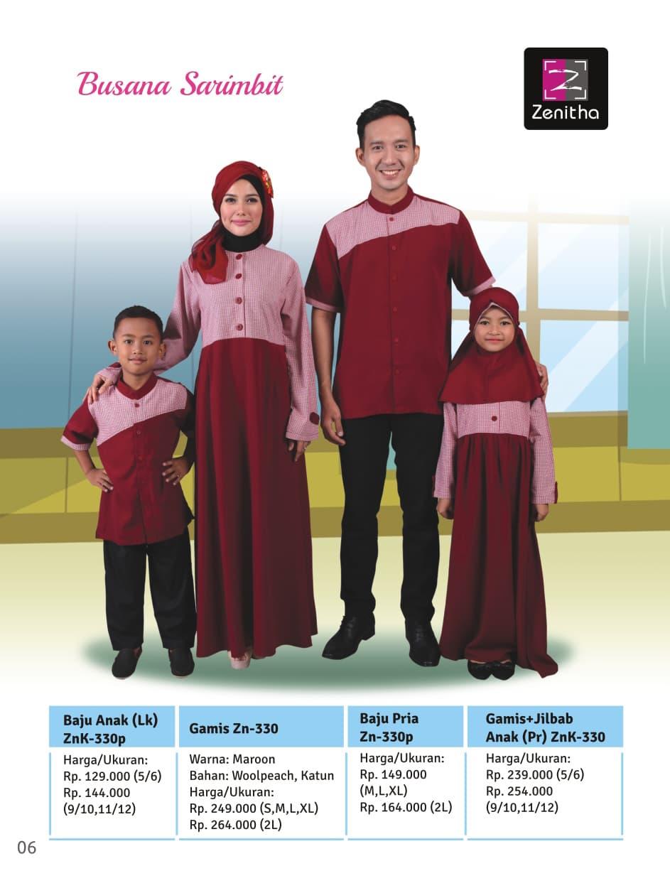 Zenitha busana muslim sarimbit - busana keluarga zn 330