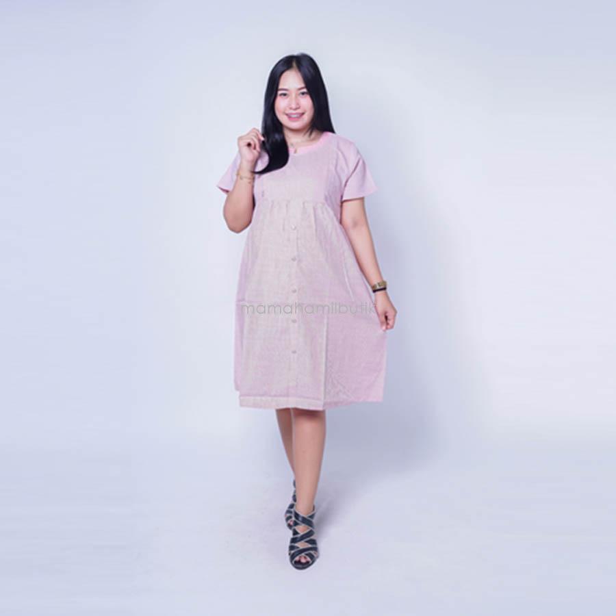 Ning Ayu Baju hamil Dress Salur Menyusui Cantik Formal - DRO 907 / Dress Hamil Pesta / Dress Hamil Lucu / Dress Hamil Kantor / Dress Hamil Muslim / Dress Hamil Batik / Dress Hamil Modis / Dress Hamil Korea / Dress Hamil Online / Dress Hamil cantik