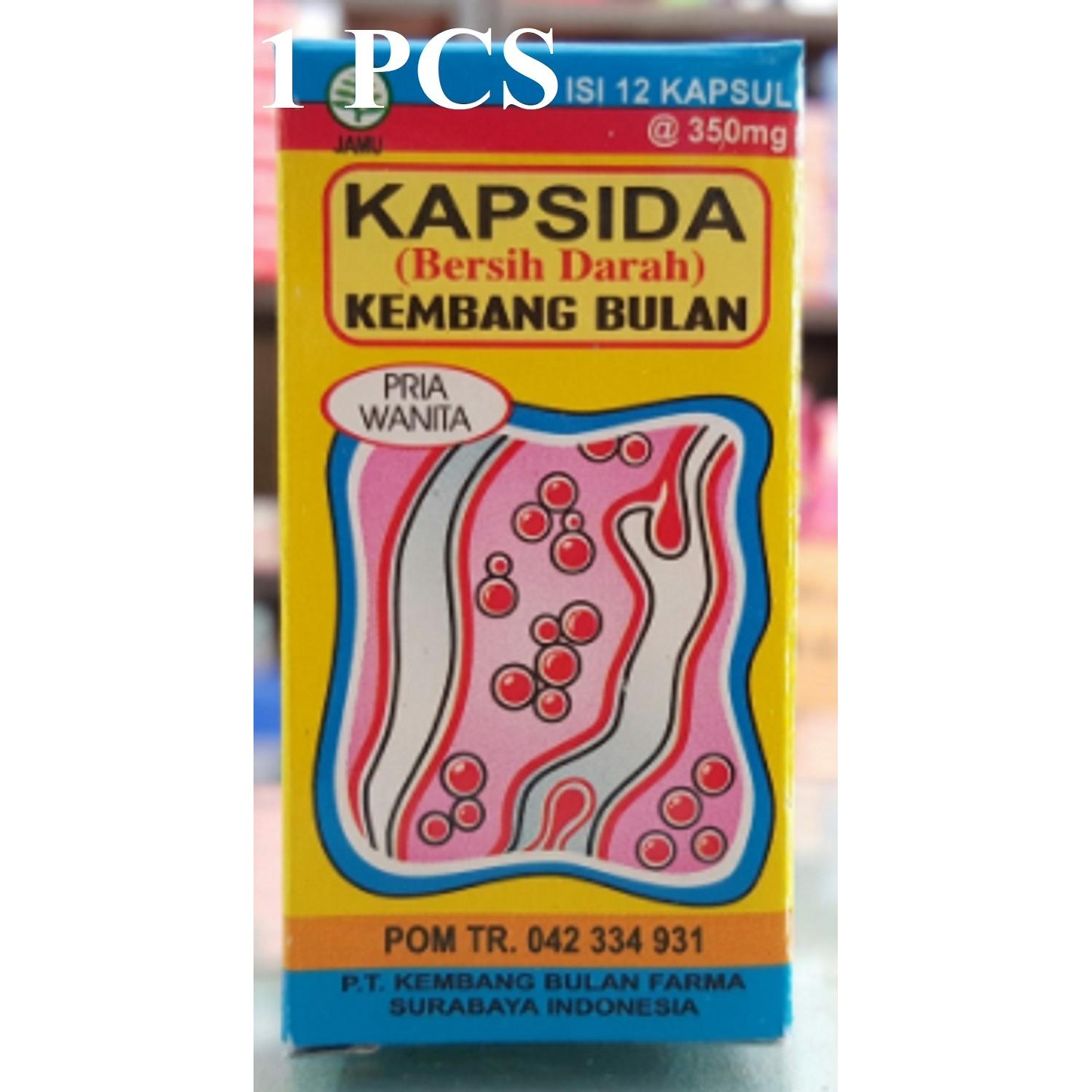 Kapsida Bersih Darah Kembang Bulan - 1 Pcs - Isi 12 Kapsul