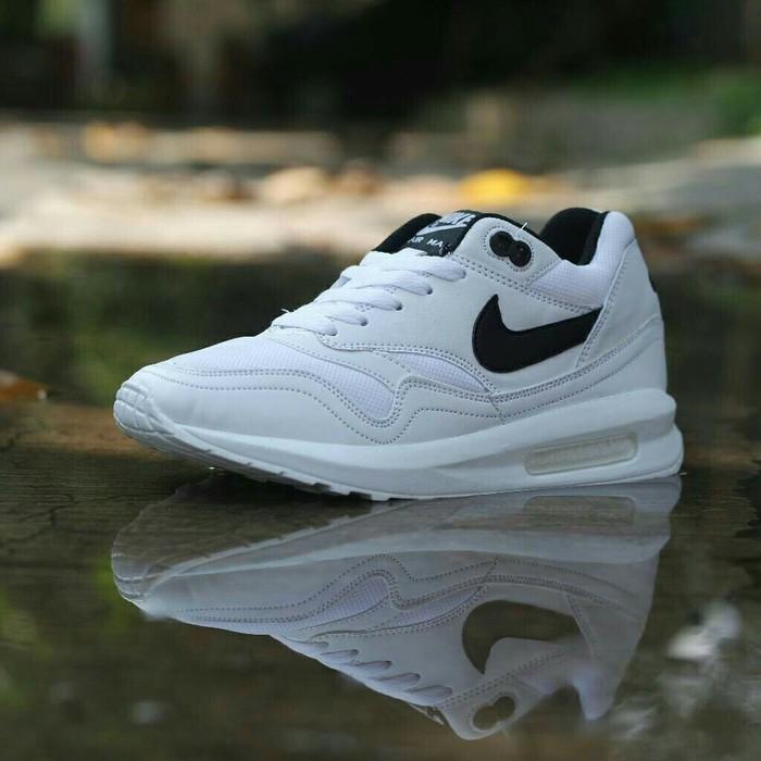 Promo SEPATU OLAHRAGA WANITA NIKE AIRMAX LUNAR WHITE EDITION Gratis Ongkir