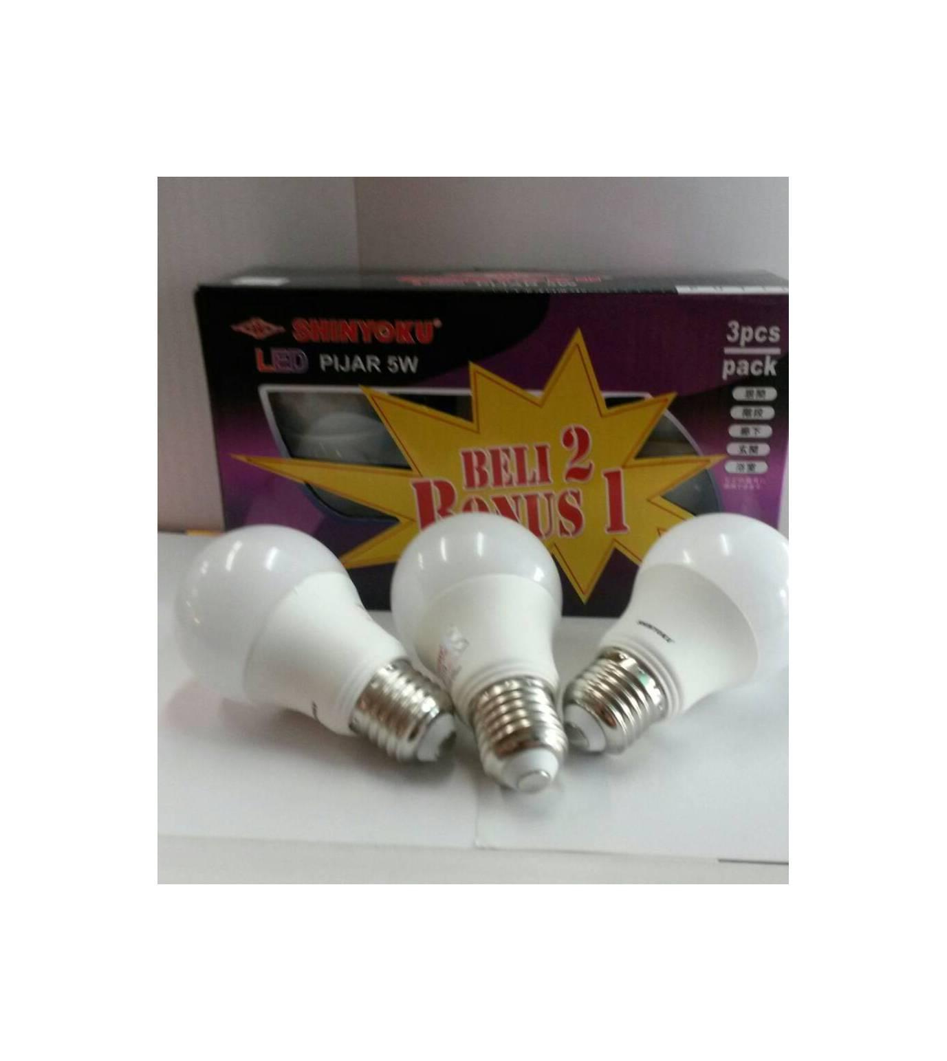 Lampu LED Shinyoku Pijar 5 Watt Buy 2 gate 1