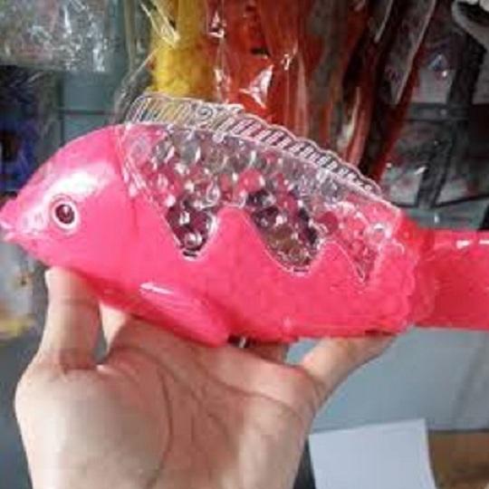 Mainan Ikan berjalan goyang menyala bersuara lucu