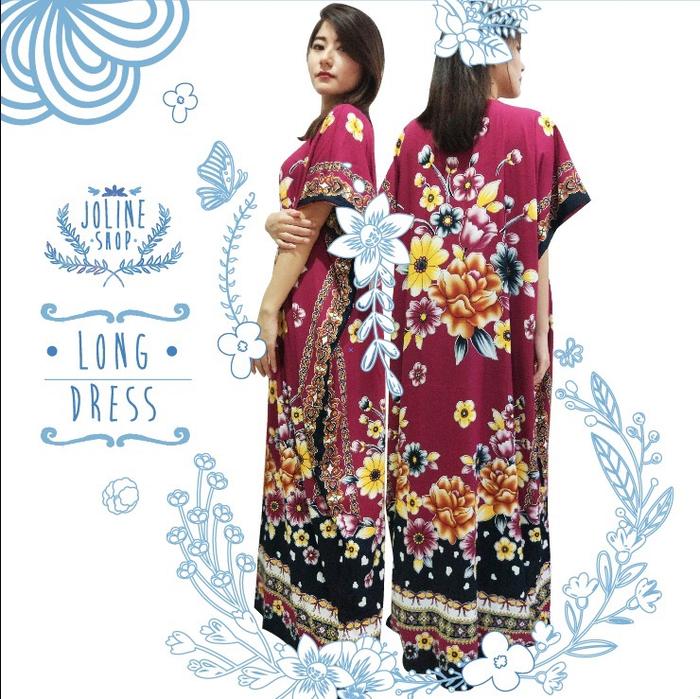 Special Price! Daster Kancing Long Dress Batik Kembang / Mama Hamil / Dress Hamil / Kemeja Hamil / Ibu Hamil Menyusui / Baju Hamil Kantor/ Baju Hamil Gaya / Baju Hamil Modern