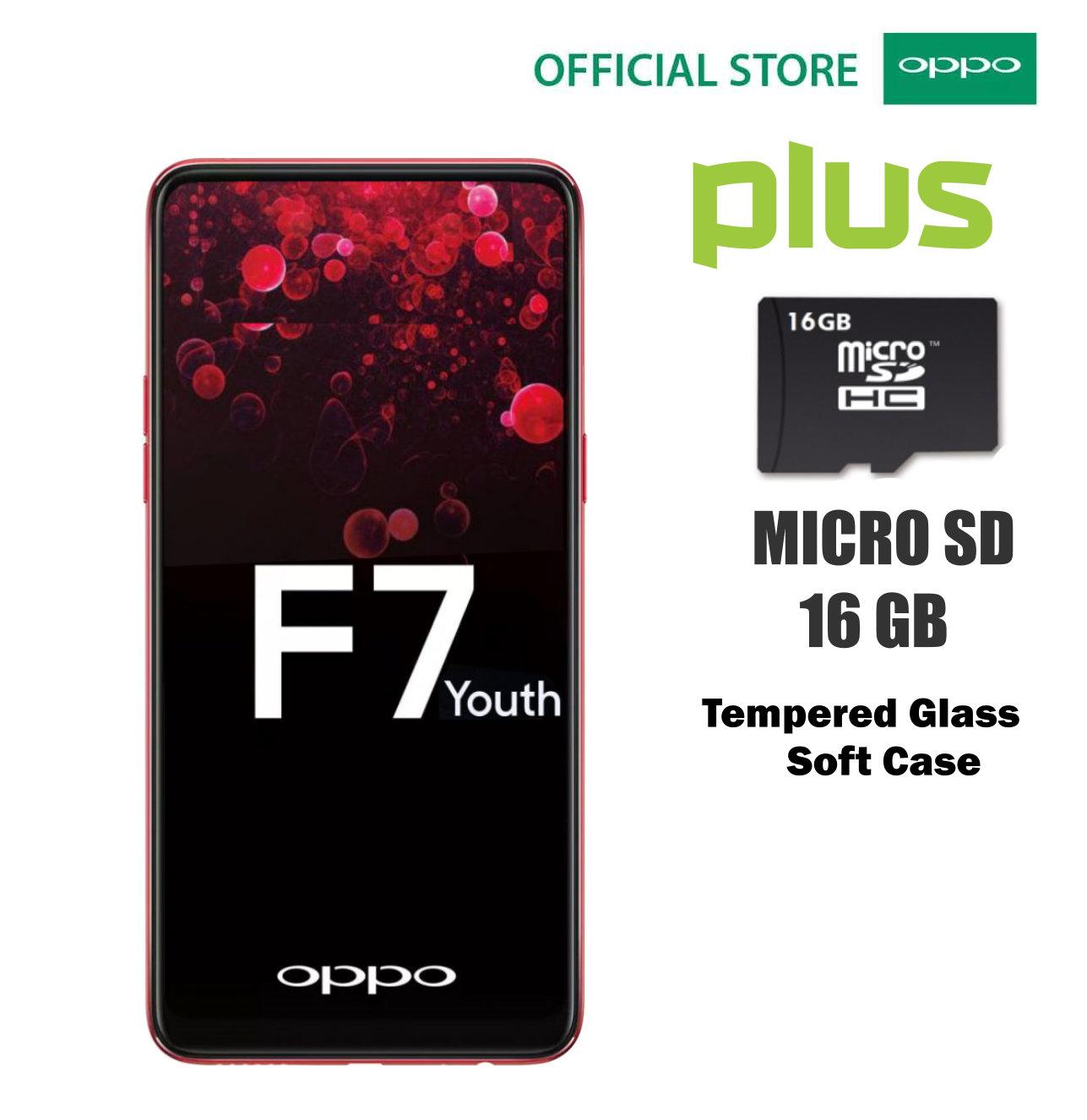 OPPO F7 YOUTH - Red Plus Micro SD V-Gen 16 GB