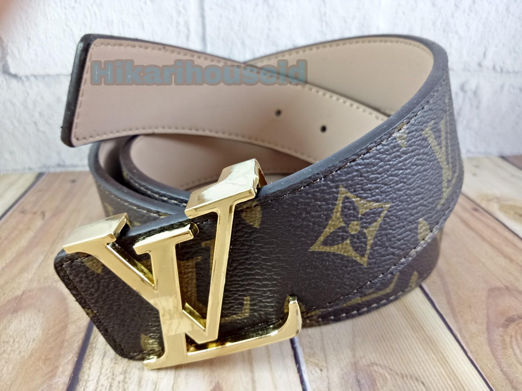 Ikat Pinggang Pria Gesper Fashion LV Monogram #1101
