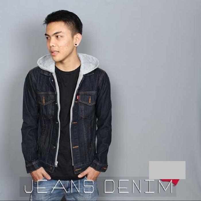 JAKET JEANS LEVIS HOODIE ARIEL / JAKET LEVIS DENIM HOODIE PRIA