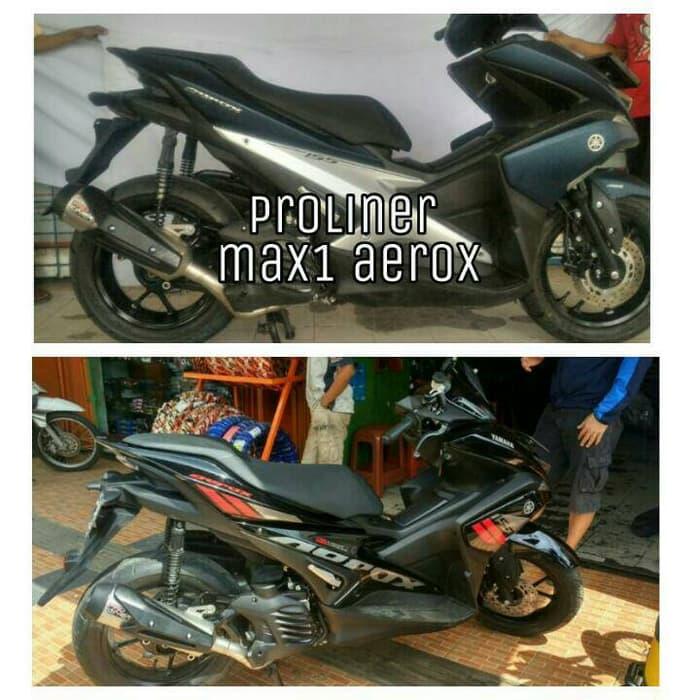knalpot proliner yamaha aerox 155 type max-1/knalpot proliner aerox ( knalpot motor racing bebek nmax honda vixion beat mio r15 matic jupiter z satria fu )