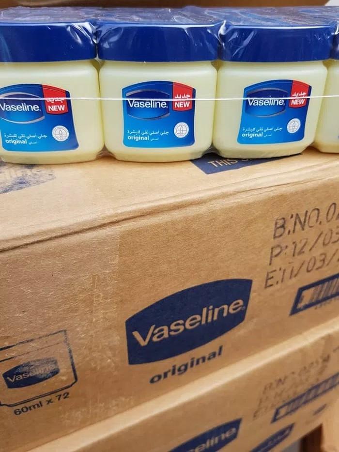 VASELIN ARAB 60ML ASLI Vaseline 100% Pure Petroleum Jelly asli Saudi Arabia 60 ml